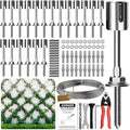 Wire Trellis Kit, 20-Set 1/8” Crosshead with Cutter & 98ft Cable