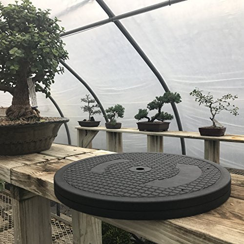 Mighty Mini Bonsai Tree Turntable 12.5" Base Stainless Steel Ball Bearings. Low Cost 200-Pound Capacity 360-Degree Rotation Allows Easy Pruning Or Great Bonsai Tree Displays - view 2