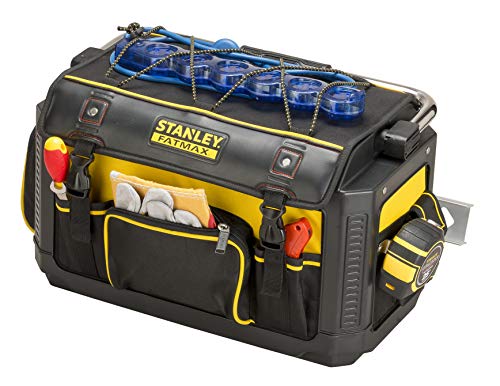 Stanley FatMax 1-79-213 Tool Carrier with Protective Cover, 49 x 31 x 28 cm, 600 Denier Nylon Bag, Waterproof and Impact Resistant, Robust Carry with Many Inner Pockets - view 3