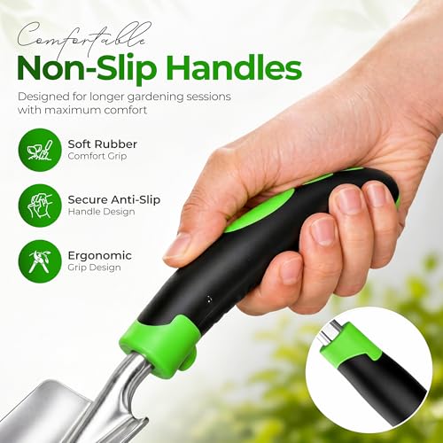Gardening Tools Set, 8 PCS Heavy Duty - Gardening Gifts for Women & Men - view 3