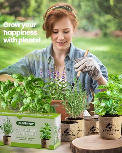 Gift for Women, Mom, Her – 9 Herb Indoor Window Garden Kit | Complete Herb Seeds Starter Set with Pots, Soil, Tools & Markers | Heirloom Herbs | Birthday, Housewarming, New Home, Mother's Day - view 4