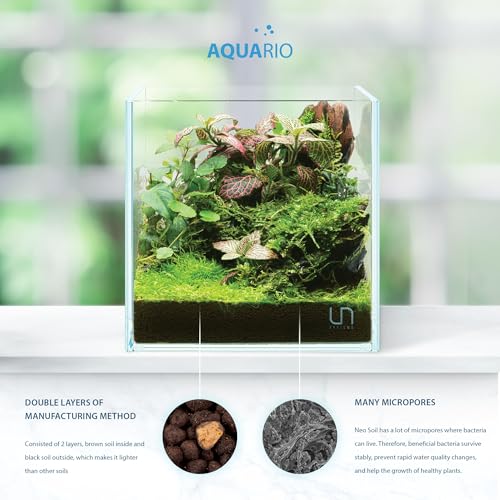 Neo Soil - Aquarium Soil for Freshwater Planted Tank, Volcanic Ash Substrate for Fish Tank w/Live Aquatic Plants, Slighty Acidic, PH Buffering Aquasoil for Planted Aquariums - Plants, 8L - view 7