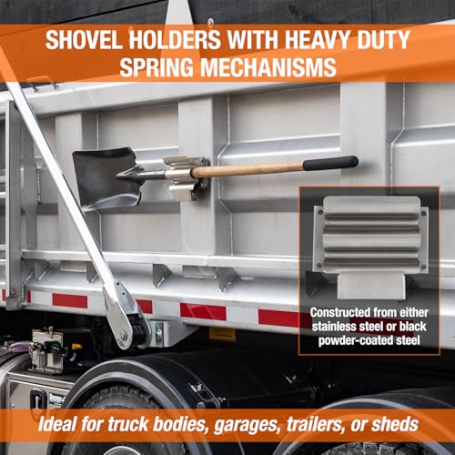 Buyers Products SH675SS Hand Tool Rack Holder, Heavy-Duty Steel Mount - view 3