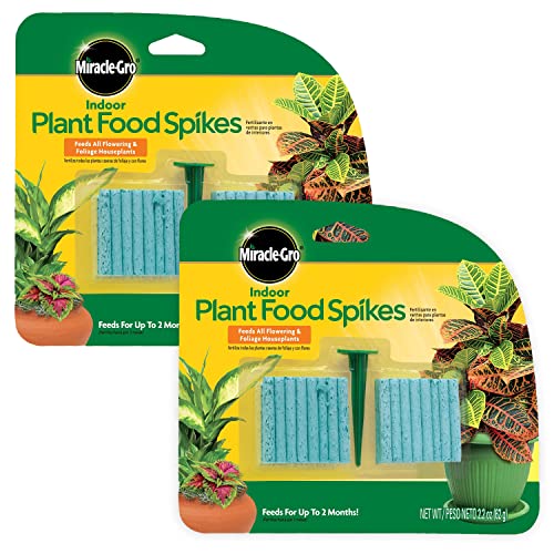 Indoor Plant Food Spikes, 48 Spikes (2-Pack)