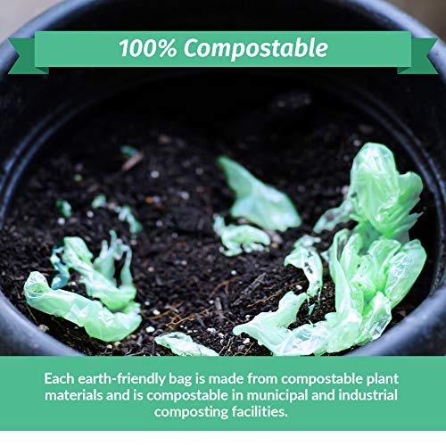 Reli. Compostable 6-8 Gallon Trash Bags | 200 Count Bulk | Green - view 2