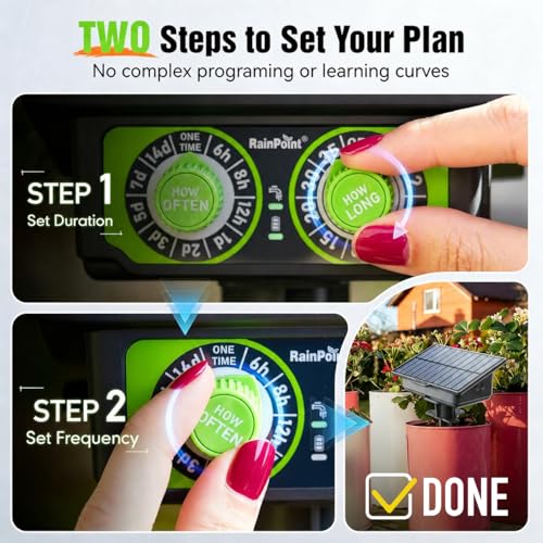 Easy-Setup Solar Drip Irrigation System Outdoor & Indoor, Automatic Plant Waterer Device Kit Beginner-Friendly Garden Raised Bed Grow Tent Water 10-15 Plants - view 3