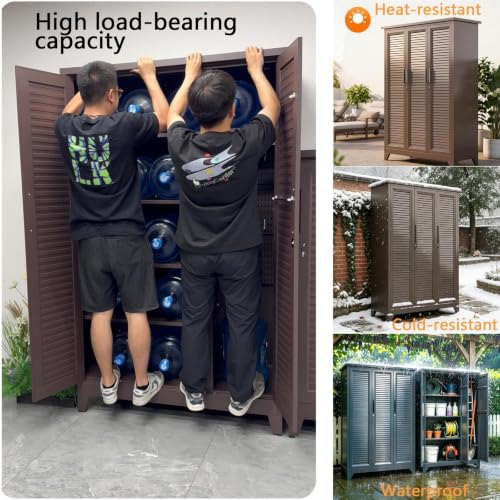 Outdoor Garden Cabinet, Balcony Storage Cabinet - view 2