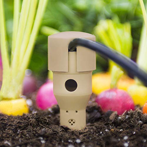 8 in. Garden Watering Stake (4 Pack) (Tan) | UV-Protected ABS Plastic Deep Root Irrigation Spike for Flowers, Fruits, Vegetables, Potted Plants - view 3