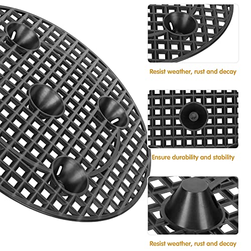 6 Pcs Big Potted Plant Stands, 12 Inch Patio and Deck Floor Protector - view 3