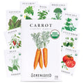 Certified Organic Vegetable Seeds 10-Pack, Garden Kit