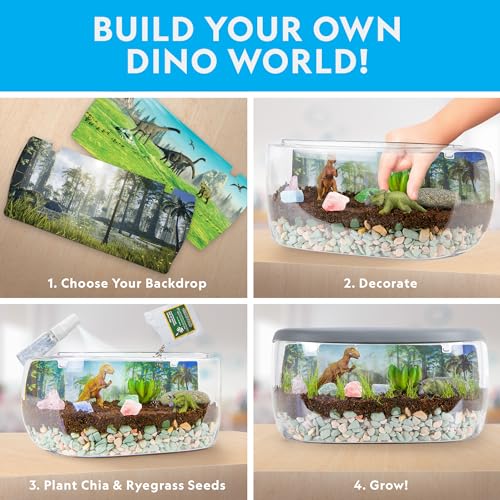 National Geographic Light-Up Dinosaur Terrarium Kit for Kids Ages 6+ - view 2