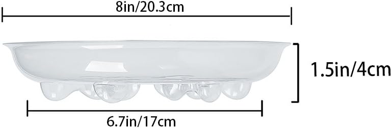 15 Pack Assorted Sizes 6 8 10 Inch Clear Thick Plastic Heavy Duty Sturdy Plant Saucer Drip Trays for pots, 5 Pieces of Each Size (Assorted Sizes 6'', 8'', 10'') - view 3