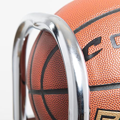 12 Ball Rack with Casters for Basketball, Volleyball, and More, Upright - view 2