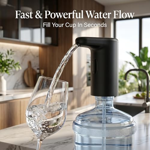 5 Gallon Water Dispenser,Dual Pump,Fast Flow,4 Modes,1200mAh Battery - view 6