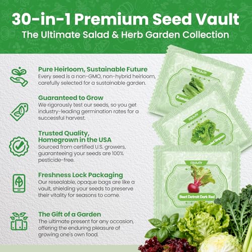 30 Heirloom Seeds Variety Pack - 18500+ Seeds for Planting Vegetables, Home Garden Seeds for Hydroponic, Indoor and Outdoor, Unique Gift for Mother, Women, Mom, Friend, Her - view 7