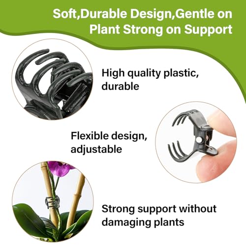 200 PCS Plant Clips - Orchid Clips for Vines, Stakes and Trellises - view 6