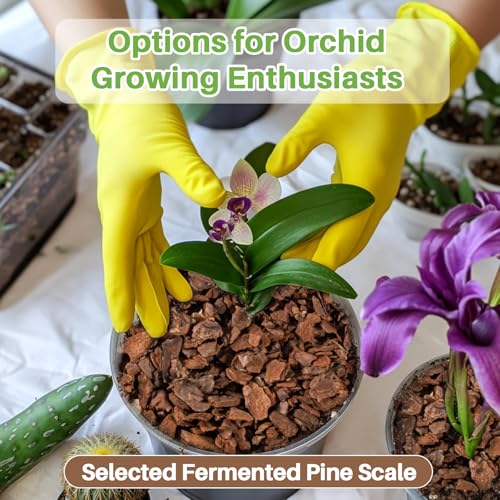 8OZ Orchid Bark Planting Soil - Orchid Potting Mix (5-12 MM) - view 3