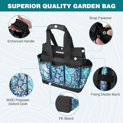 Garden Tool Bag, 9 Pockets Gardening Bag - view 5