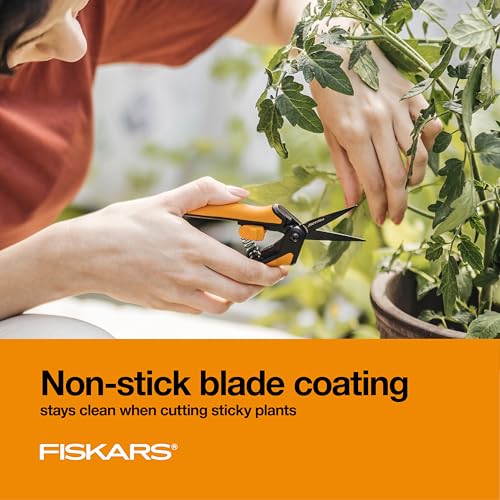 6" Non-Stick Pruning Snips, Resin-Resistant Garden Scissors - view 4
