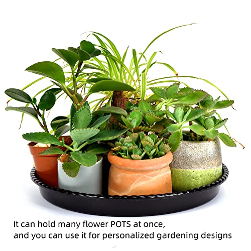 14" Black Plant Saucers for 5-Gallon Plant Bags, 5-Pack. - view 6