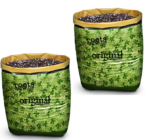 Roots Organics Original Potting Soil with Mycorrhizae, 1.5 Cu Ft, 2-Pack