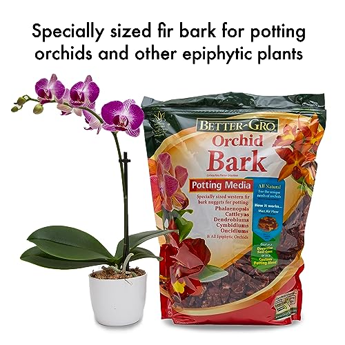Better-Gro Orchid Bark - Premium Grade Orchid Potting Medium for Potting & OSS - 100% Natural, Long-Fiber Moss for Orchids - view 3