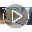 Waterproof Undersink Mat (Grey 40" 1/4 x 22 1/4) Cabinet Base Liner for Kitchen & Laundry Cabinets Catches Leaks Prevents Damage Flexible Sink Driptray - view 7