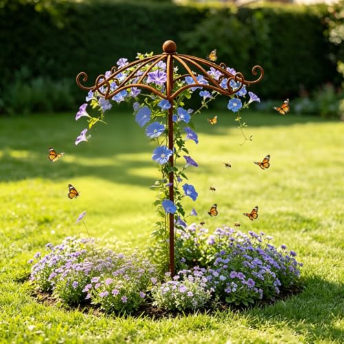 Potted Plant Trellis Umbrella Stake - view 2