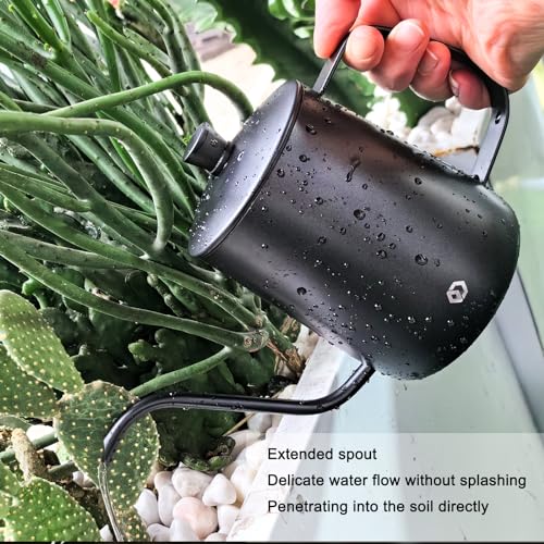Watering Can for Indoor Plants, Black Water Can Spray Bottle 2 Pack - view 3