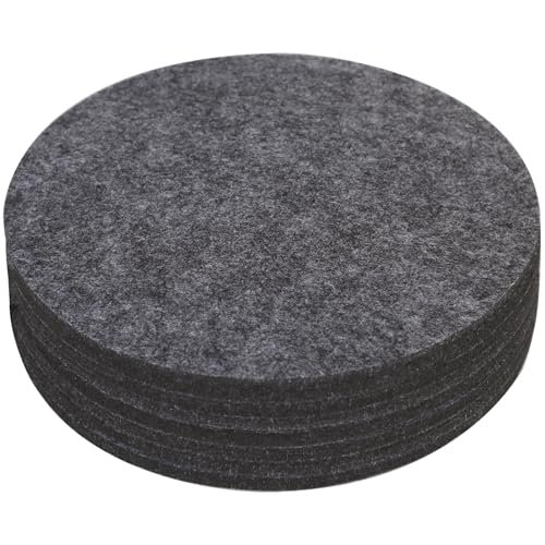 Felt Plant Coasters, 6 Inch, 8 Pcs