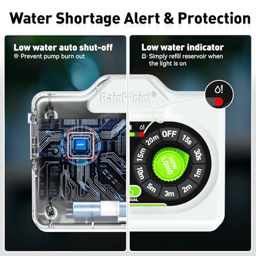 Easy-Setup Automatic Plant Waterer Indoor for Pot Plant Adjustable Water Output,Battery Powered Outdoor IP54 Waterproof Drip Irrigation System Device Kit Beginner-Friendly Water 10-15 Plants - view 5