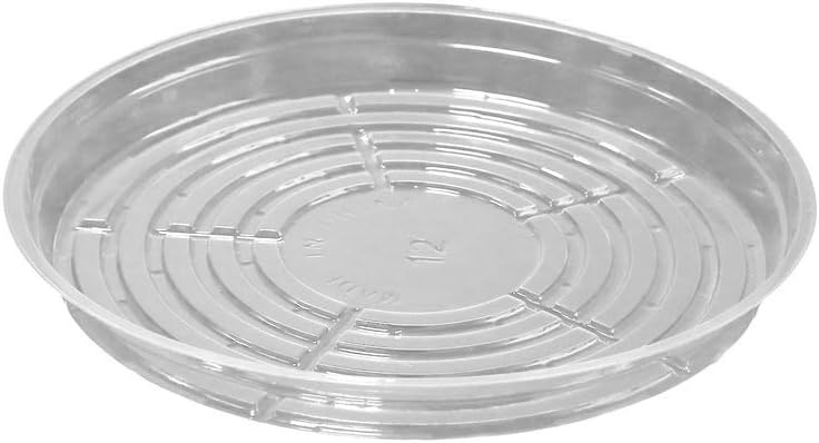 15 Pack(6 inch/8inch/10inch) Clear Plant Saucers Flower Pot Tray Excellent for Indoor & Outdoor Plants - view 5