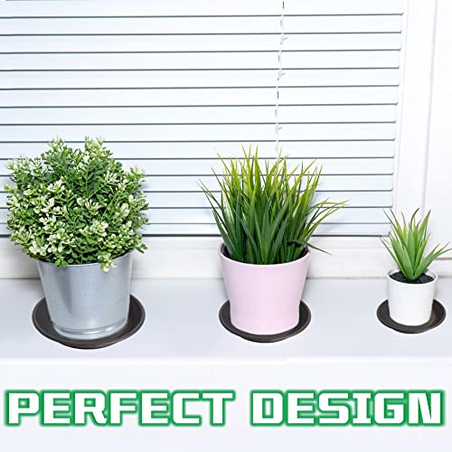 Plastic Plant Saucer 10 Inch, 3 Pack Black Durable Drip Trays for Flower Pot, s Heavy Duty Drainage Tray for Indoors No Holes, Plant Plate Water Catcher for Planter Base 7 8 9 in - view 4