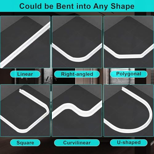 3ft/5ft/6ft/8ft/10ft Collapsible Shower Threshold Water Dam Water Barrier for Shower and Water Stopper Keeps Water Inside Water Threshold for Wet and Dry Separation (5ft, White) - view 5