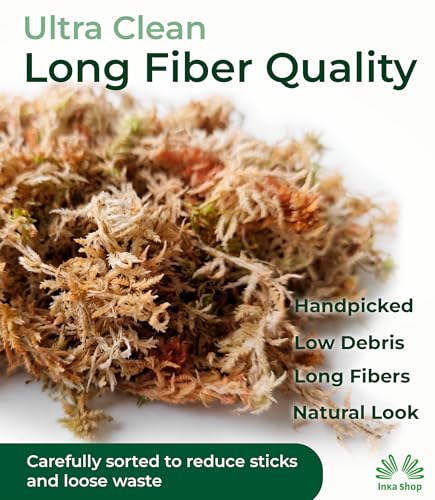 Inkashop Long Fiber Sphagnum Moss for Orchids and Carnivorous Plants 3.5oz - view 4
