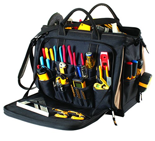 Custom Leathercraft1539 Multi-Compartment 50 Pocket Tool Bag - view 4