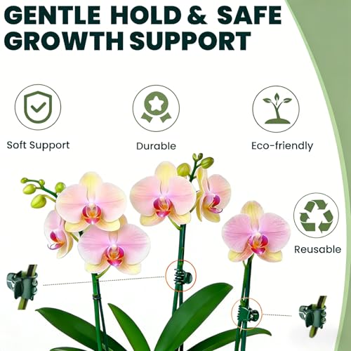 100pcs Standard Orchid Clips, Small Plant Clips for Thin Stem Vines - view 5