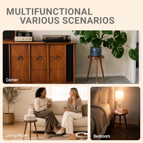 AcaciaWooden Plant Stand Indoor（12"x17"） - view 5