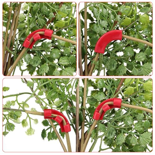 Plant Bender Clip, 35/ 60Pcs PP Plant Stem Trainer with Ears & Elbows 2 Shapes for Plants Gardening Vine Branches - view 7