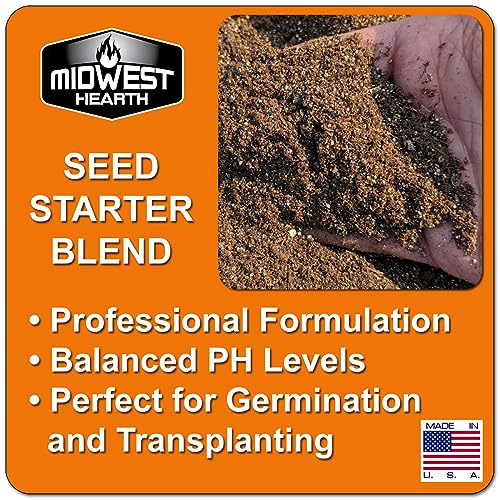 Seed Starter Soil Mix for Germination and Growth, Made in USA, 4 Dry Quarts - view 2