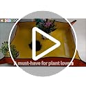 39"x31" Orange Thickened Repotting Mat for Plant Transplanting, Waterproof Tray for Potting Soil Mess Control, Portable Gardening Mat with Protective Gloves, Best Gift for Gardeners - view 7