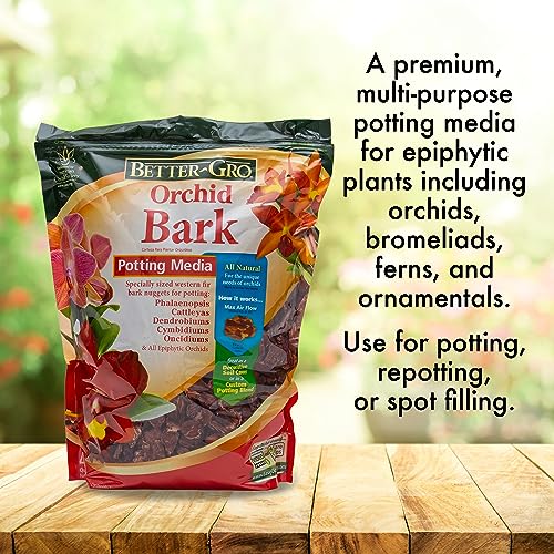 Better-Gro Orchid Bark - Premium Grade Orchid Potting Medium for Potting & OSS - 100% Natural, Long-Fiber Moss for Orchids - view 4