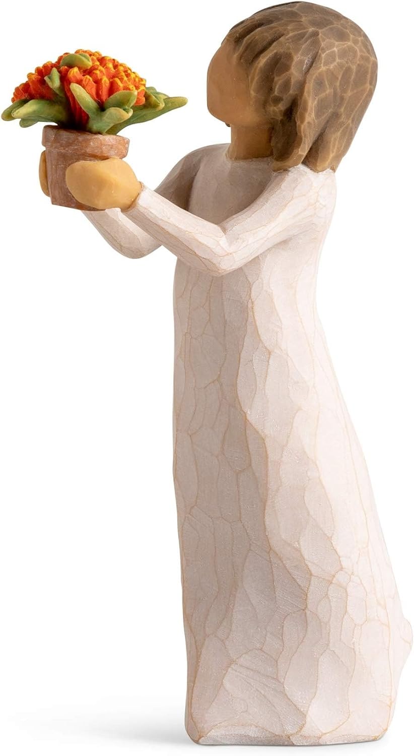 Little Things, Sculpted Hand-Painted Figure | Cast from a Susan Lordi Original Carving, Meaningful Gift Celebrating Nature, Family, Home and Belonging, Fitted Gift Box