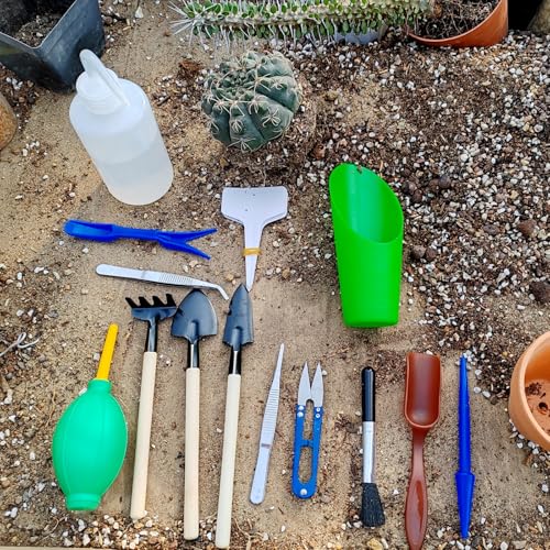20PCS/Set Succulent Tools Set, Mini Garden Tool Set, Transplanting Tools Set, Succulent Care Kit for Succulent Miniature Gardening Plant - view 3