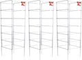 Cedar Ridge Square Foldable Tomato Cages - Made in USA Heavy Duty Plant Support for Vegetable Garden, Vegetables, and Flowers - Stakes and Trellis for Climbing Plants (13x56) 3-Pack
