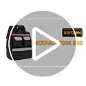 Backpack Tool Bag with Padded Back Support Heavy Duty Tool Kit Carrier Storage Bags for Electrician, Plumber, HVAC, Cable Repairman - view 7