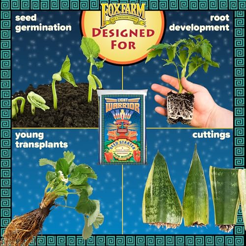 Light Warrior Seed Starter Growing Medium, 1cu ft (Pack of 2) - Beneficial for Seed Germination and Root Development, Indoor/Outdoor Cultivation - Ideal Nutrition for Plant Seedlings - view 3