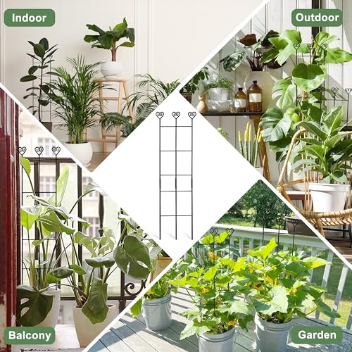 32in Monstera Plant Support Trellis for Indoor Plants, 4P - view 6