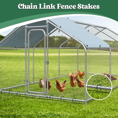 12 inches 12-Pack Trampoline Stakes Anchors High Wind Stake Heavy Duty U Hooks for Ground Lawn Garden Yard Stakes for Decorations Swing Set Shed - view 6