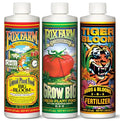 Soil Liquid Trio Pack - Big Bloom, Grow Big, Tiger Bloom Fertilizers Supports Vigorous Plant Growth, Bud Development & Abundant Fruit - Complete Liquid Plant Food Set - 3 Pint Bottles